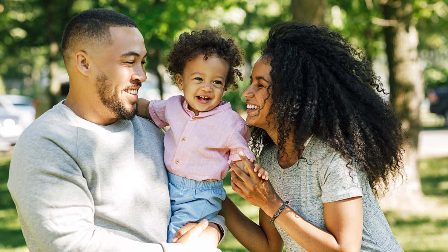 young parents with adopted embryo from nested adoption solutions